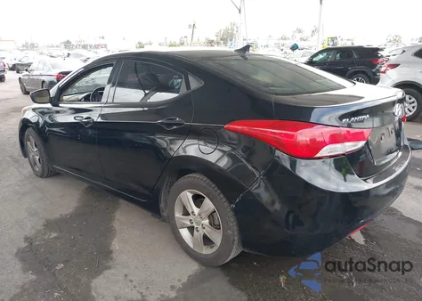 2013 Hyundai Elantra Gls из США, поврежденный, VIN KMHDH4AE6DU904876